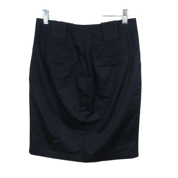 4/$25 ZARA Basic Size S Black Button Down Front High Waist Pencil Skirt - Picture 2 of 3